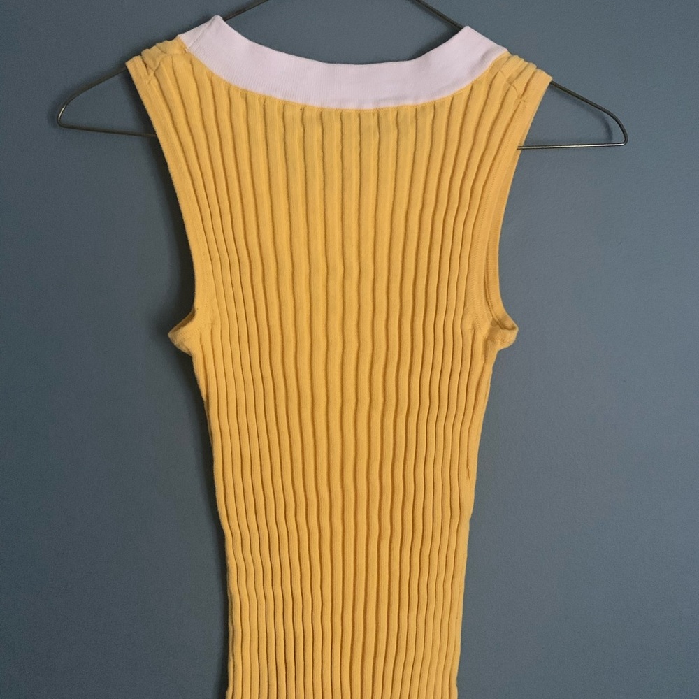 Sunshine yellow tank top petite small fits like XS
